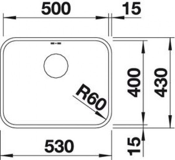 Кухонная мойка Blanco Supra 500-U 518205