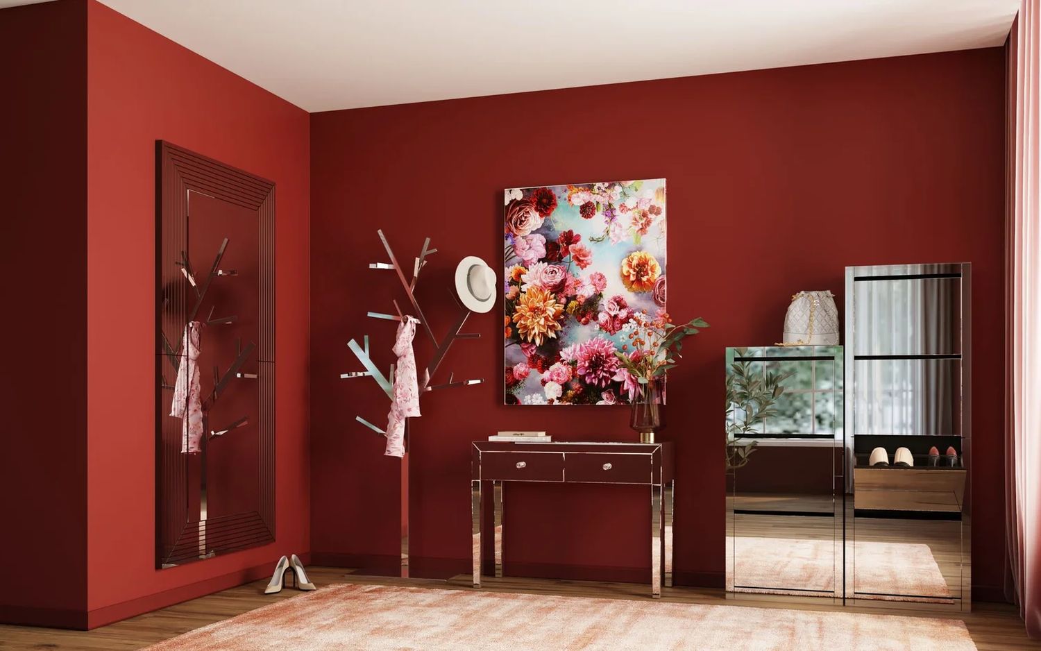 Вешалка KARE Garderobenständer Technical Tree Chrome 75356