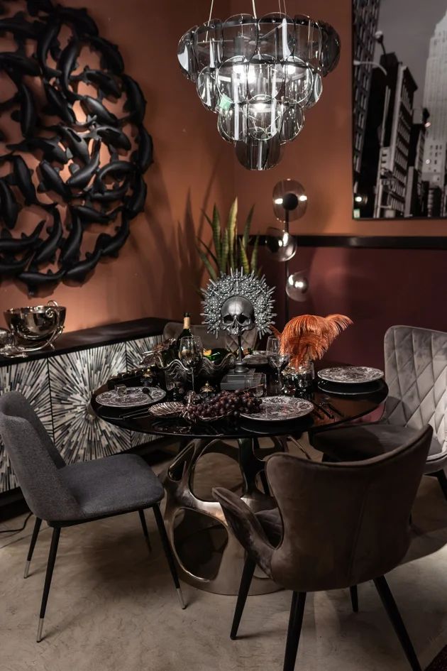 Фигурка KARE Deko Objekt King Skull Schwarz 52821