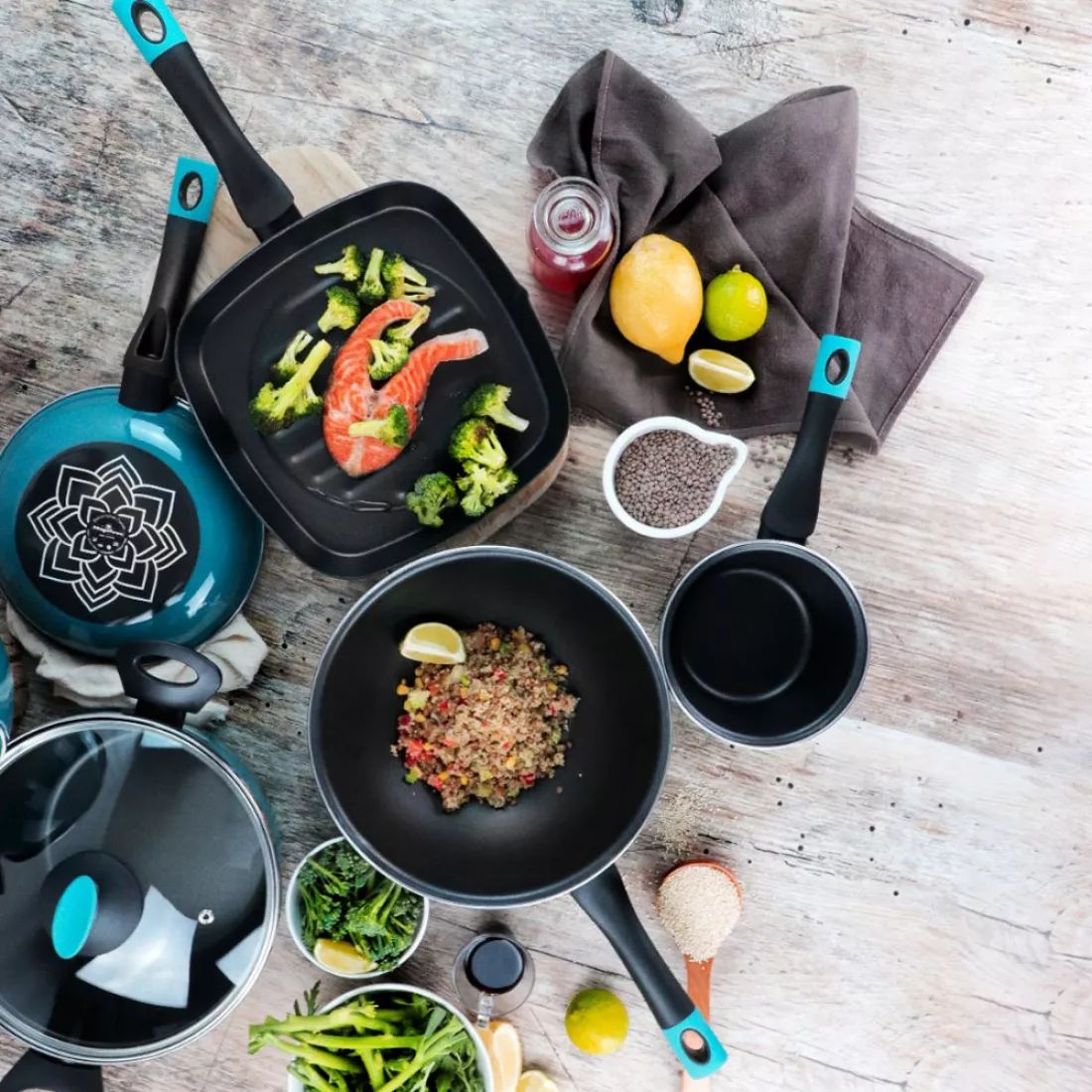 Сковорода WOK Vitrinor Lotus WOK 01114726