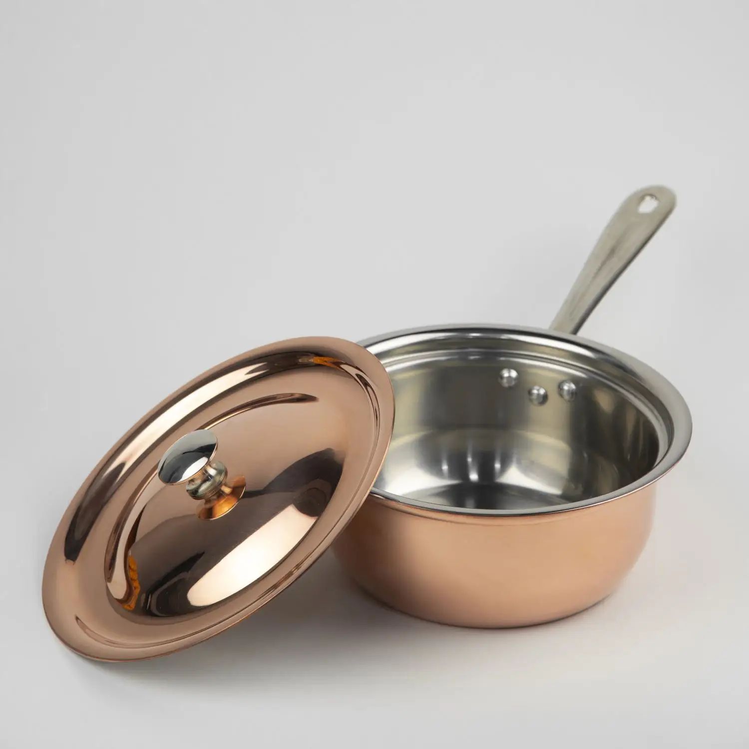 Ковш с крышкой Кольчугинский Мельхиор KM109109