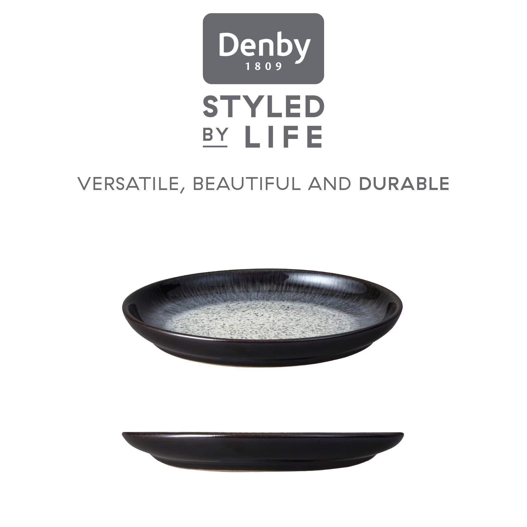 Тарелка десертная Denby Halo Small Coupe Plate 199012203