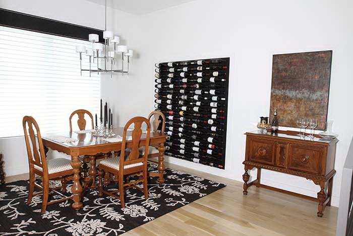 Настенный стеллаж на 12 бутылок DOVINI Double DOV652062