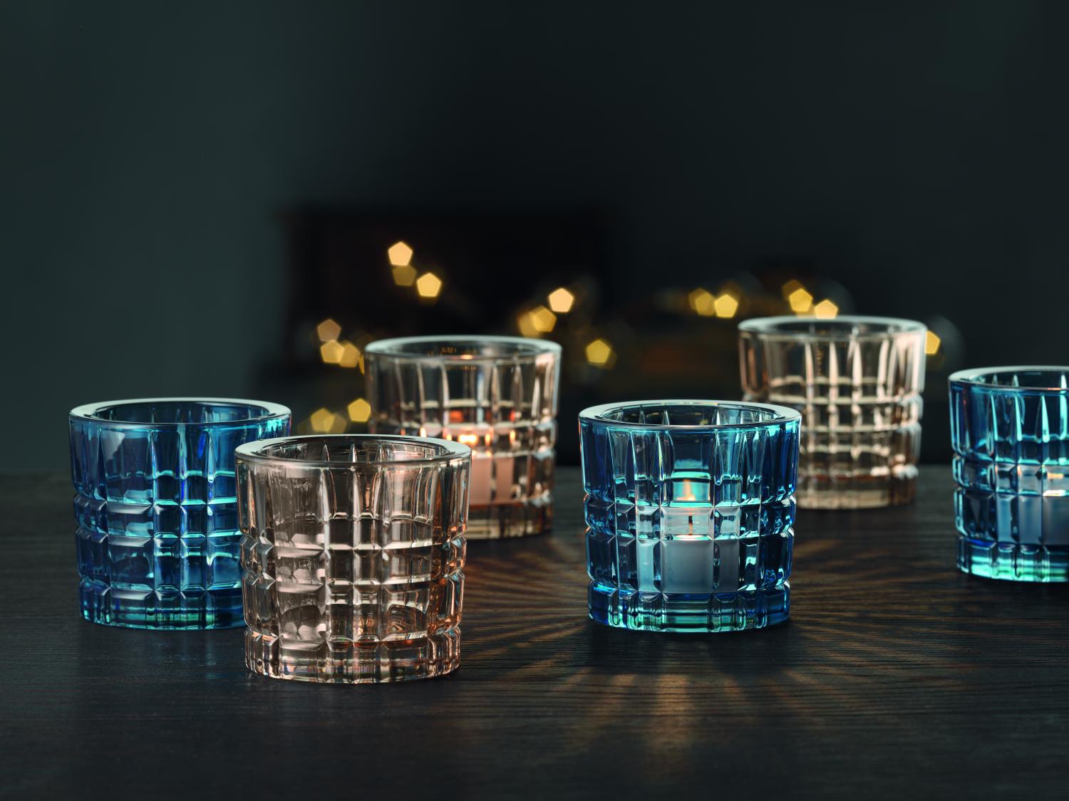 2 подсвечника Nachtmann Square Votive Tobacco 104902