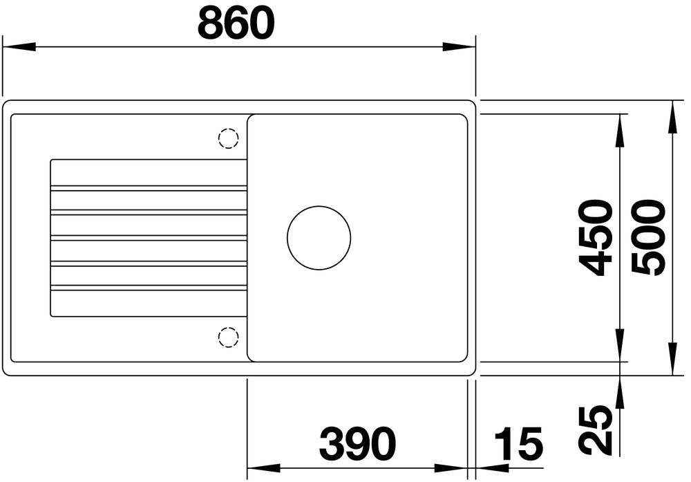 Кухонная мойка Blanco Zia 5S Silgranit Coffee 520519