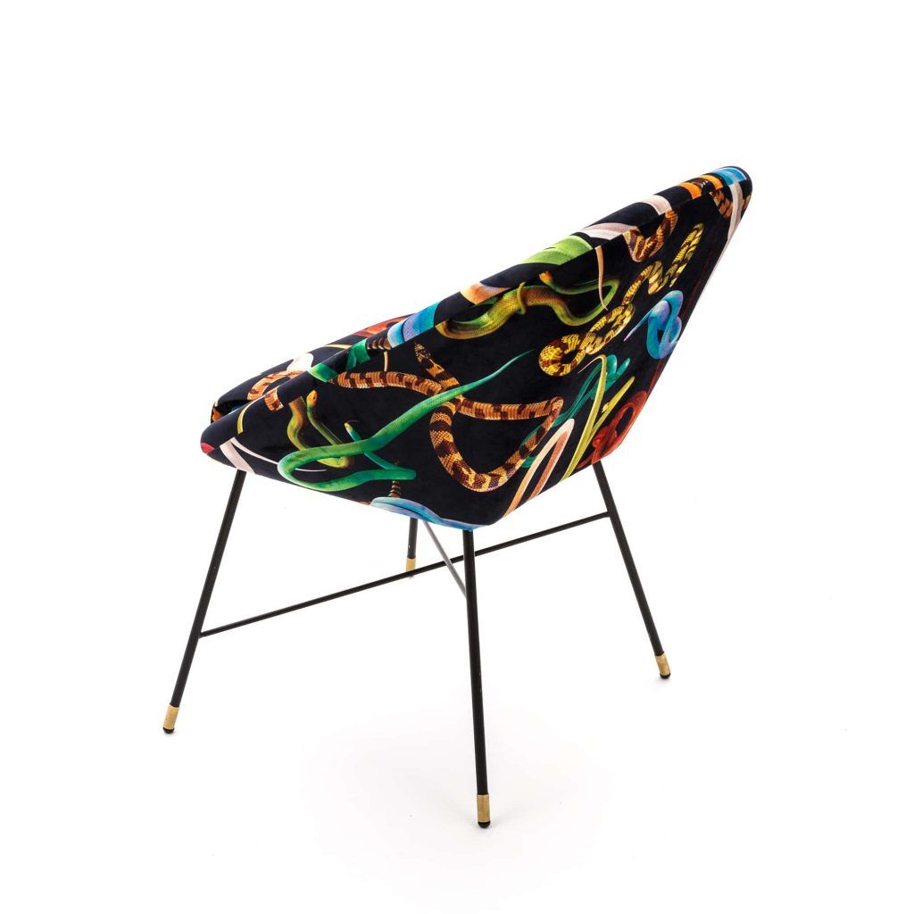 Обеденный стул Seletti Padded Chair Snakes 16043