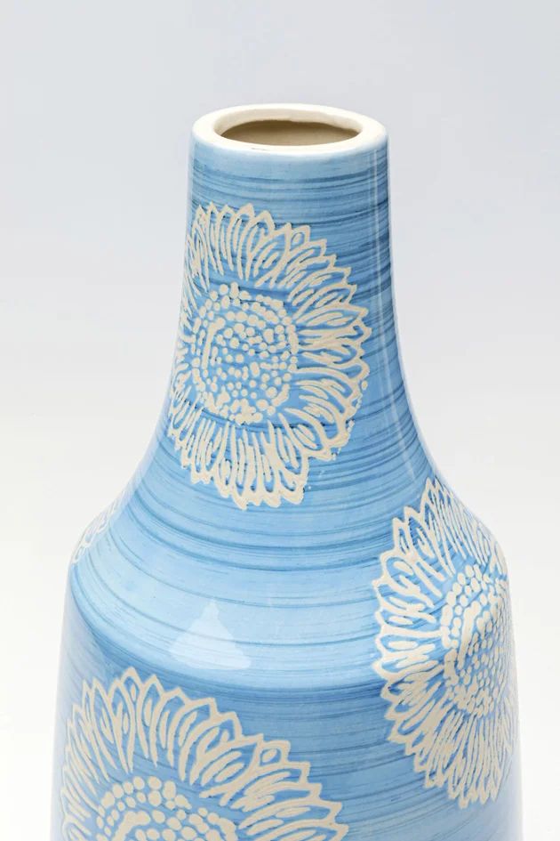 Ваза KARE Vase Big Bloom Blau 55728