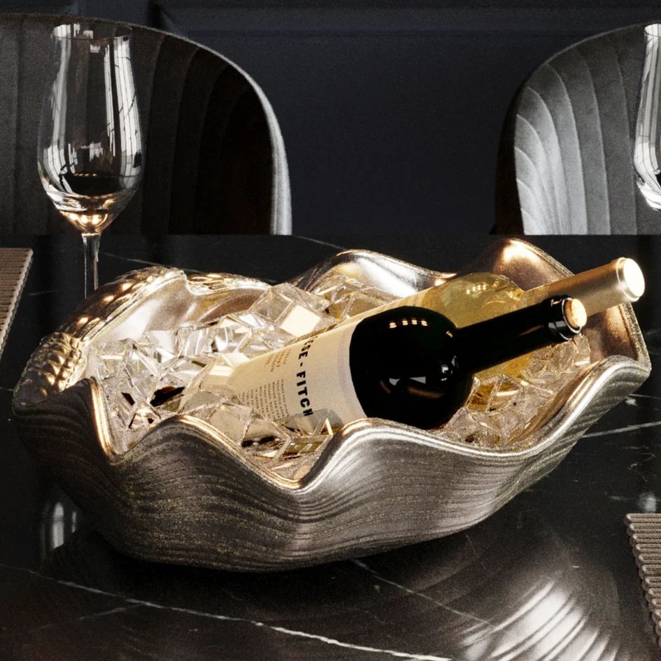 Чаша для льда KARE Weinkühler Shell 52287