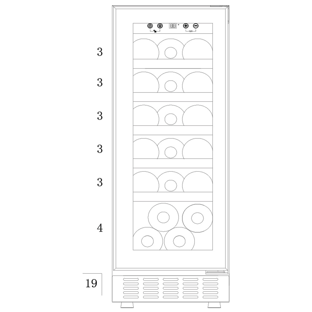 Винный шкаф Temptech Premium VWC300SS