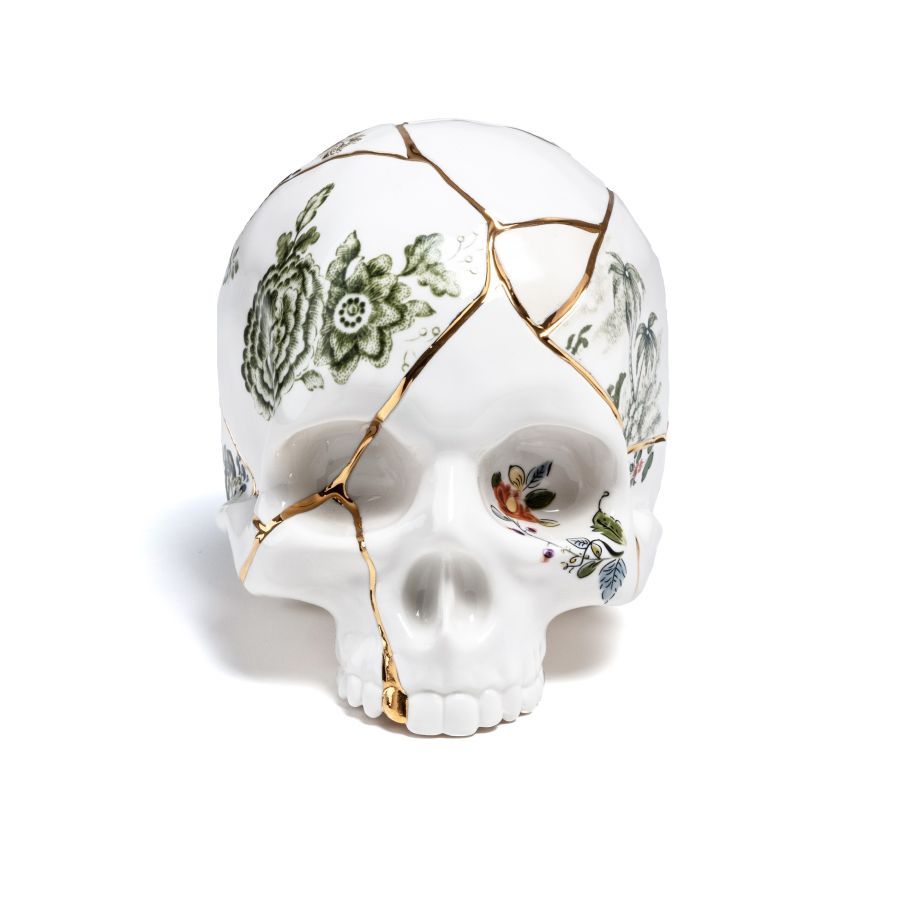 Фигурка Seletti Skull Kintsugi 09943