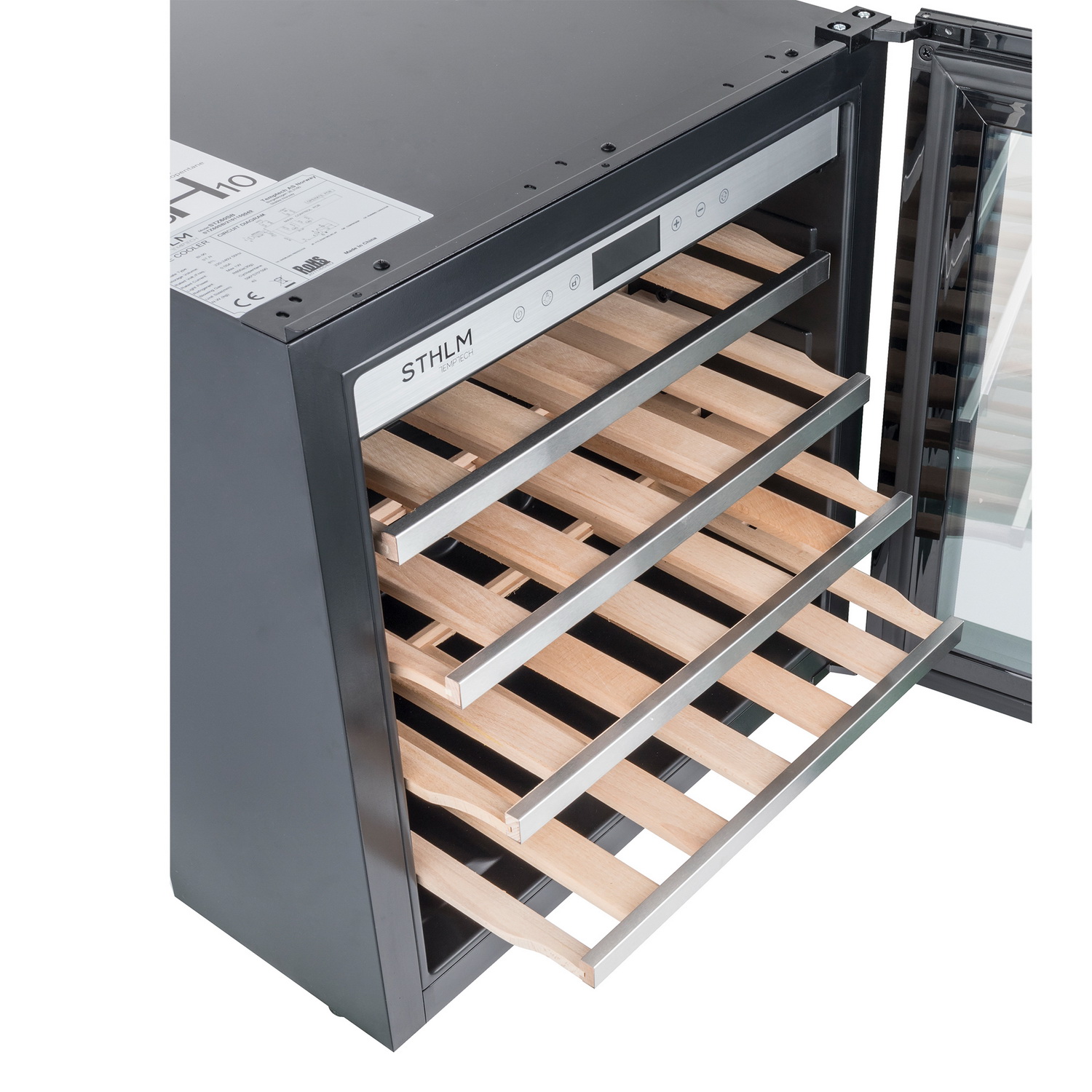 Встраиваемый винный шкаф Temptech STZ60SB STHLM