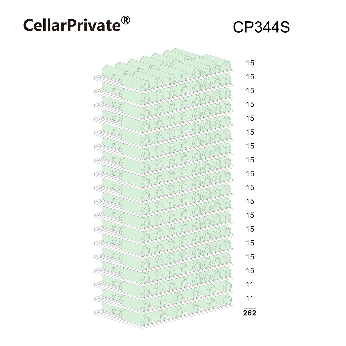 Винный шкаф Cellar Private CP344S