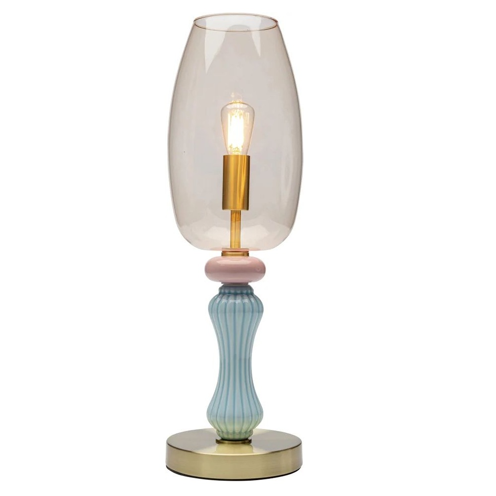 Настольная лампа KARE Tischleuchte Allegra Gold 57143