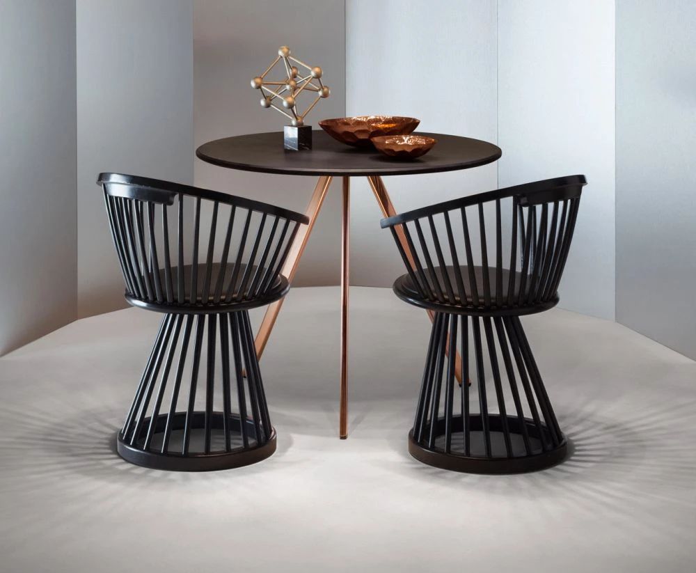 Стул Tom Dixon Fan Dining Chair Black FAD01BL