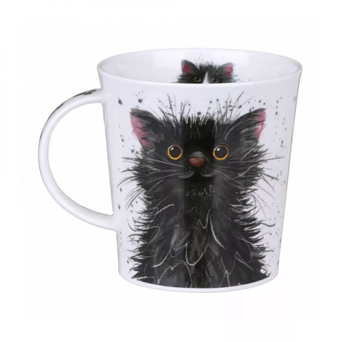 Кружка Dunoon Lomond Black and White Cat 78587644