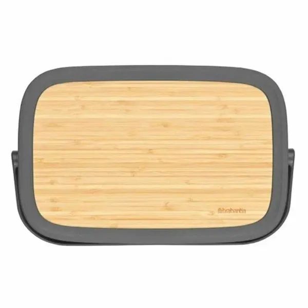 Хлебница Brabantia Nic Bread Bin Dark Gray 128264
