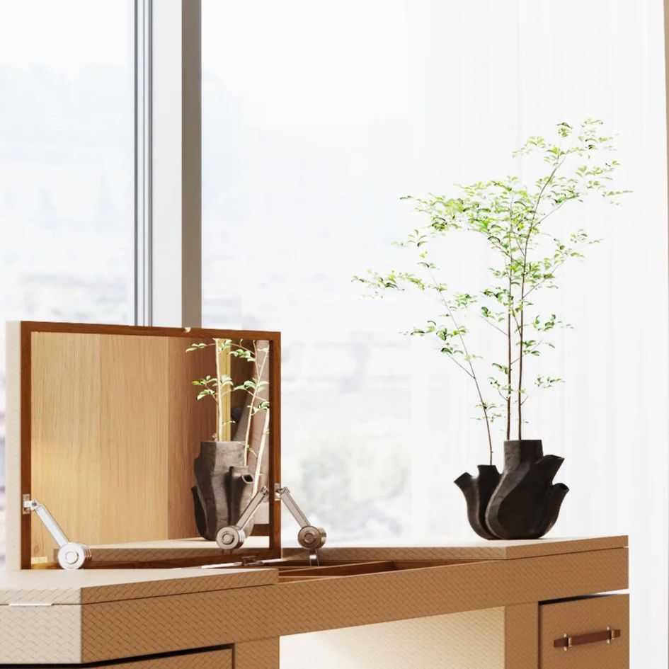 Ваза KARE Vase Flame Schwarz 55216