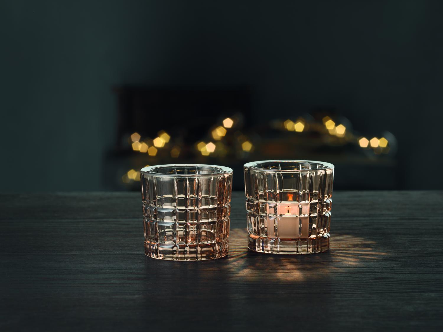 2 подсвечника Nachtmann Square Votive Tobacco 104902