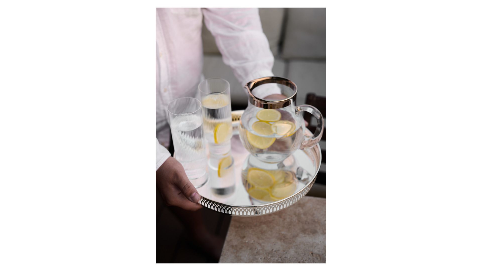 Поднос сервировочный Edzard Tablett Delphi 4899