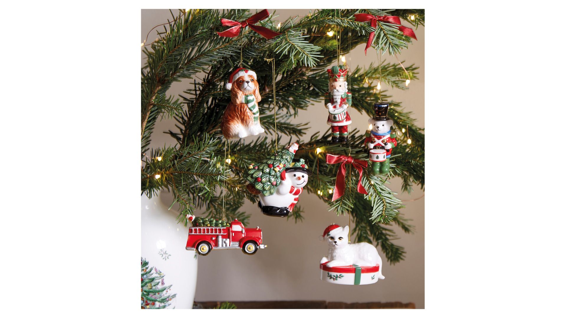 Фигурка Spode Christmas Tree Spaniel Ornament XTFI9233-XP