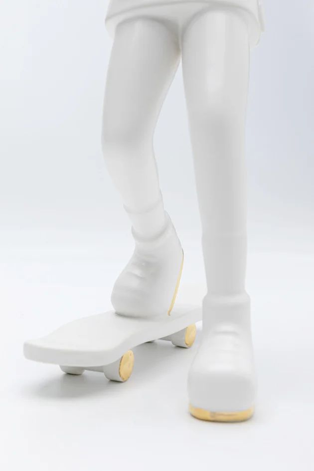 Фигурка KARE Deko Figur Skating Astronaut Weiß 54370