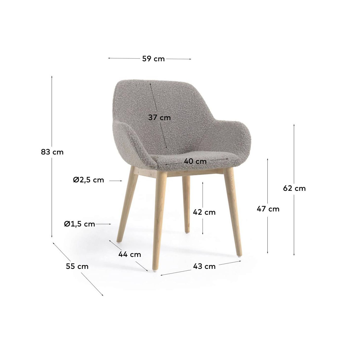 Стул La Forma Konna Silla LF-110293