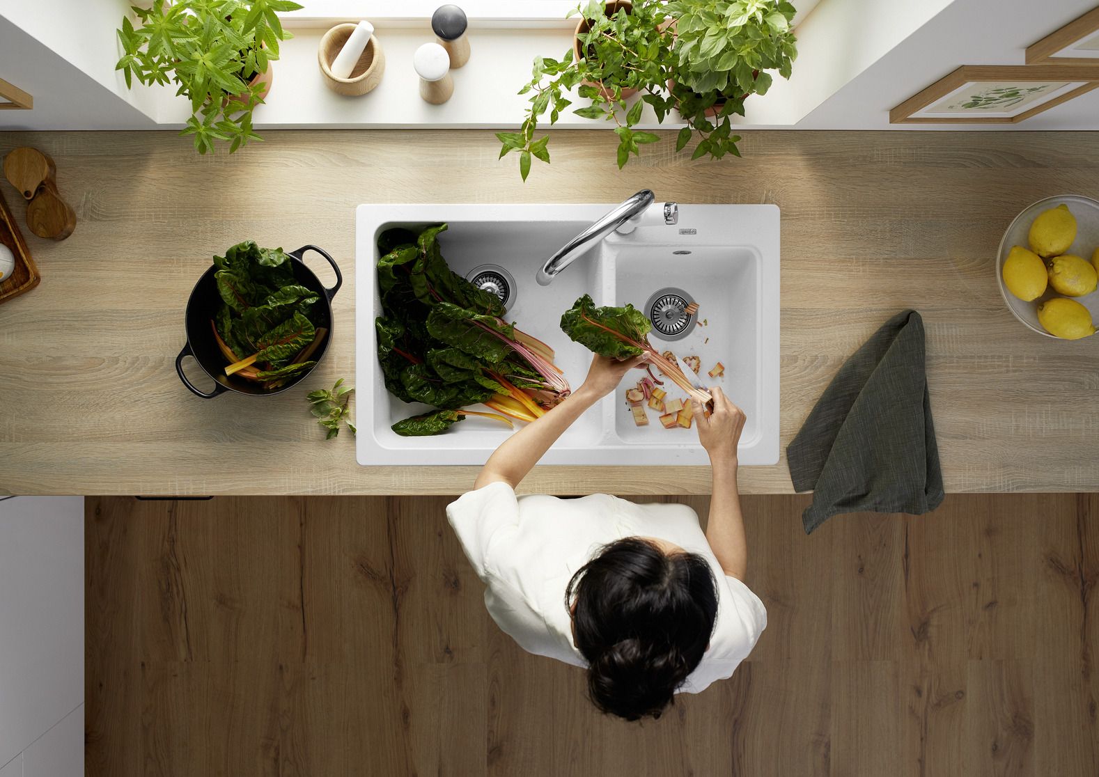 Кухонная мойка Blanco Naya 8 Silgranit Coffee 519653