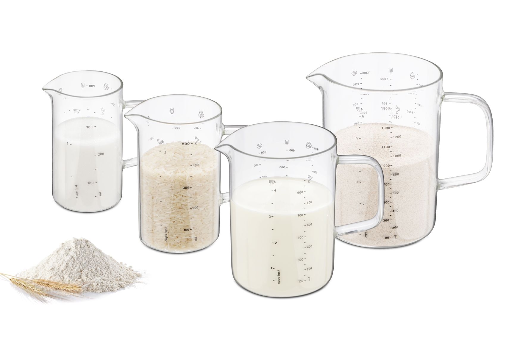 Мерный стакан Weis Messbecher aus Borosilikatglas 18526