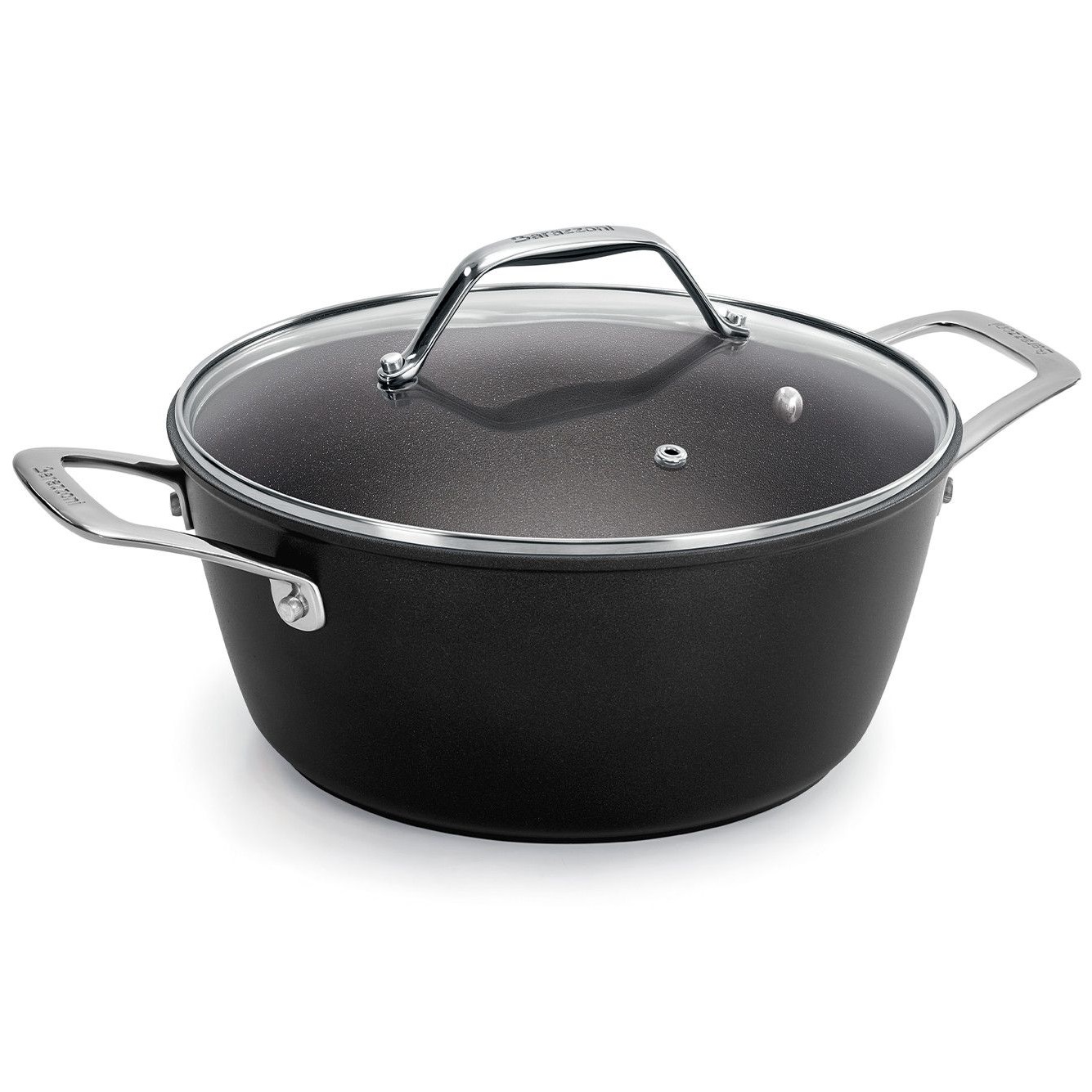 Кастрюля с крышкой Barazzoni Black Titan 85560202498