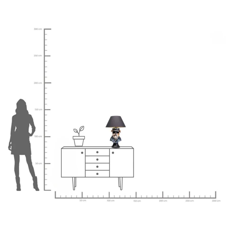 Настольная лампа KARE Tischleuchte Punk Dog 56406