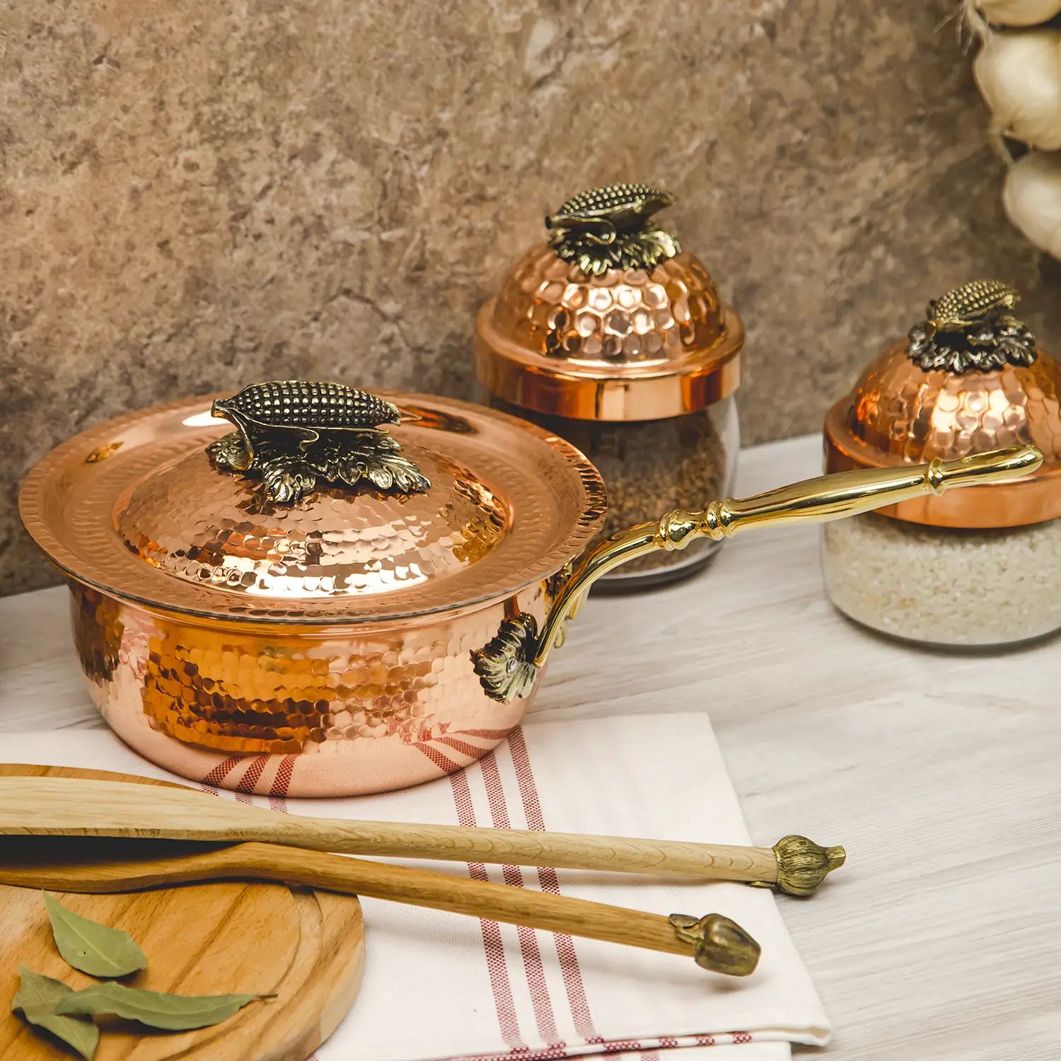 Ковш с крышкой Кольчугинский Мельхиор KM111765