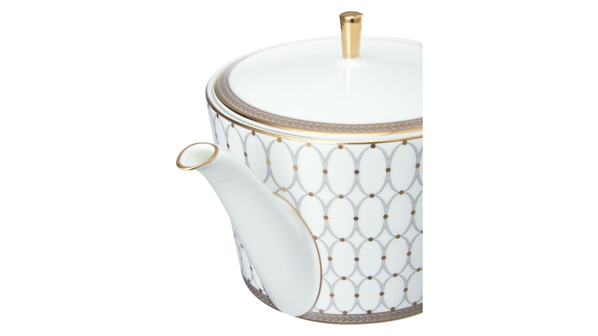 Чайник заварочный Wedgwood Renaissance Grey Teapot 1065316