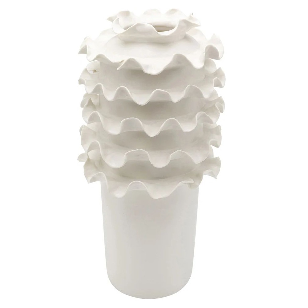 Ваза KARE Vase Viento Weiß 56717