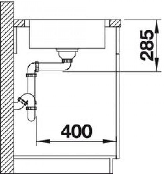 Кухонная мойка Blanco Lantos 45S-IF Compact 519059