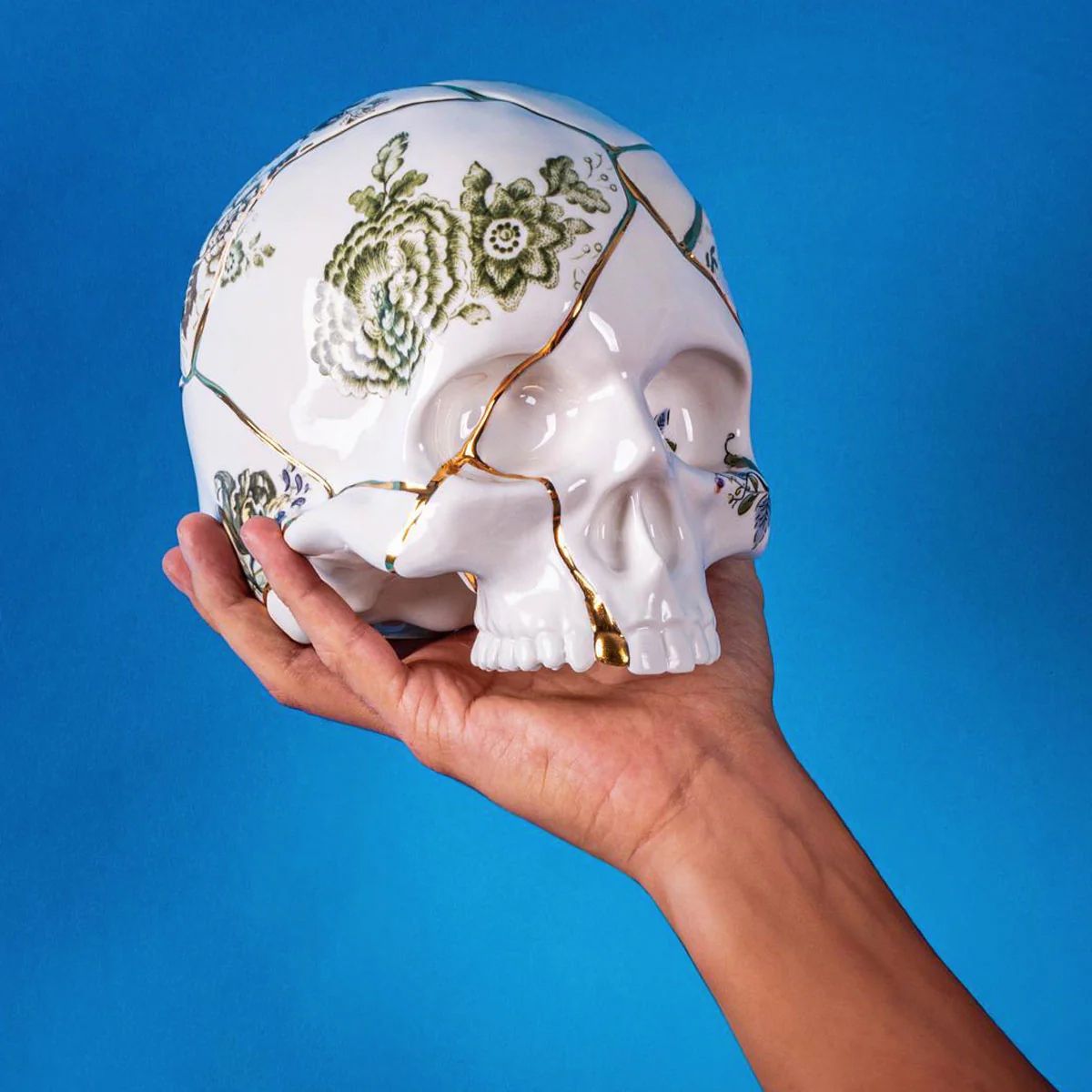 Фигурка Seletti Skull Kintsugi 09943