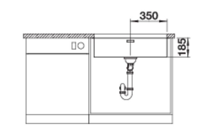 Кухонная мойка Blanco Solis 700-U InFino 526125
