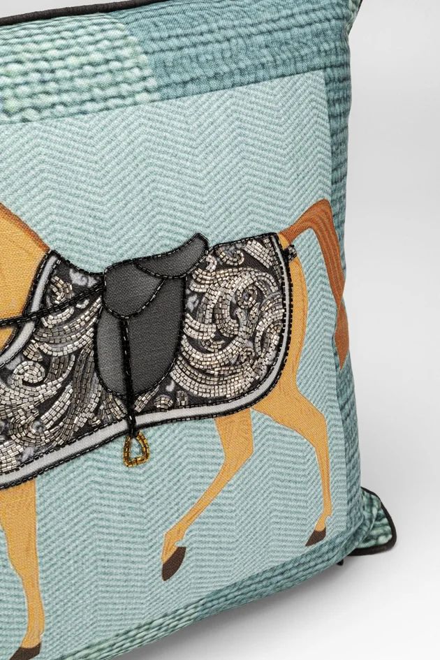 Подушка KARE Kissen Show Horse Plaid 57277