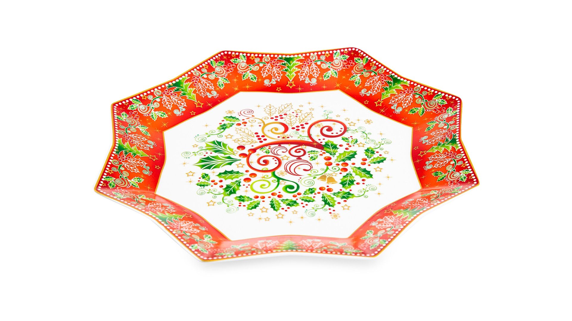Блюдо сервировочное Lamart Palais Royal Christmas Mistletoe 23039