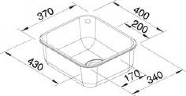 Кухонная мойка Blanco Supra 340-U 518199