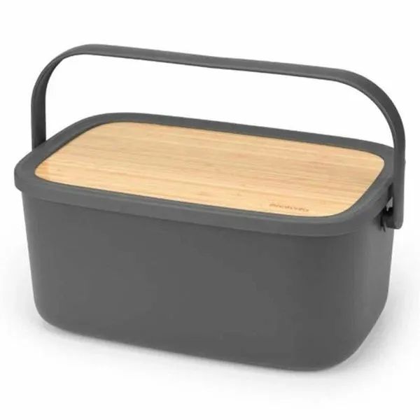 Хлебница Brabantia Nic Bread Bin Dark Gray 128264