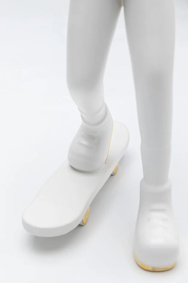 Фигурка KARE Deko Figur Skating Astronaut Weiß 54370