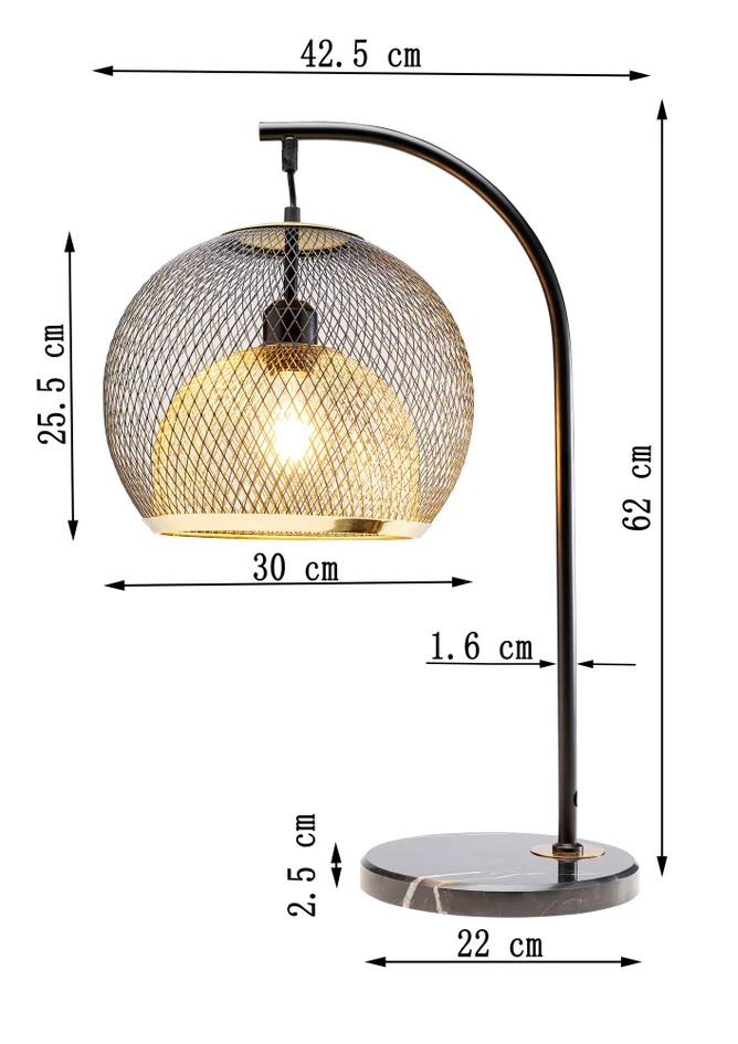 Настольная лампа KARE Tischleuchte Grato 55677