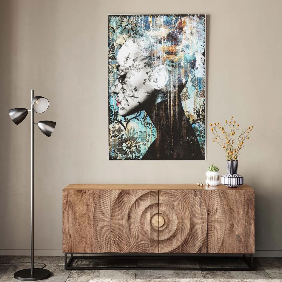 Картина KARE Glasbild Lady Flower 53812