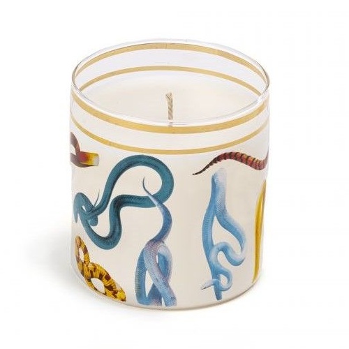 Свеча Seletti Toiletpaper Glass Candle Snakes 14083