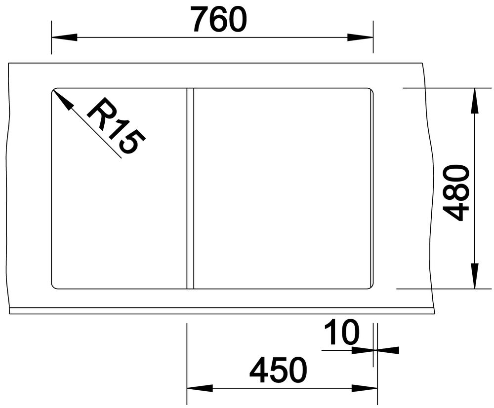 Кухонная мойка Blanco Zia 45S Silgranit Anthracite 514732