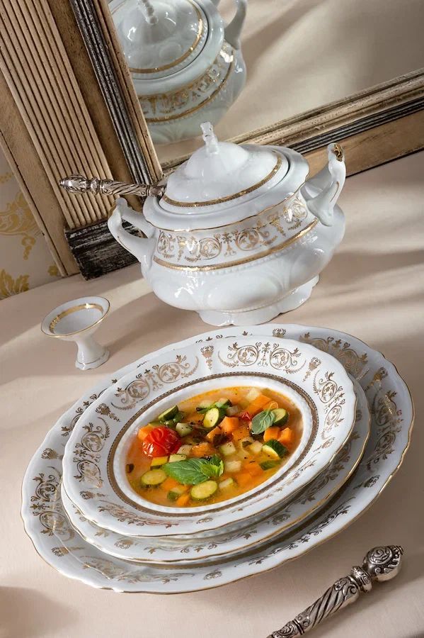 Обеденный сервиз Leander Sonata Zlatý Ornament 07162011-1373