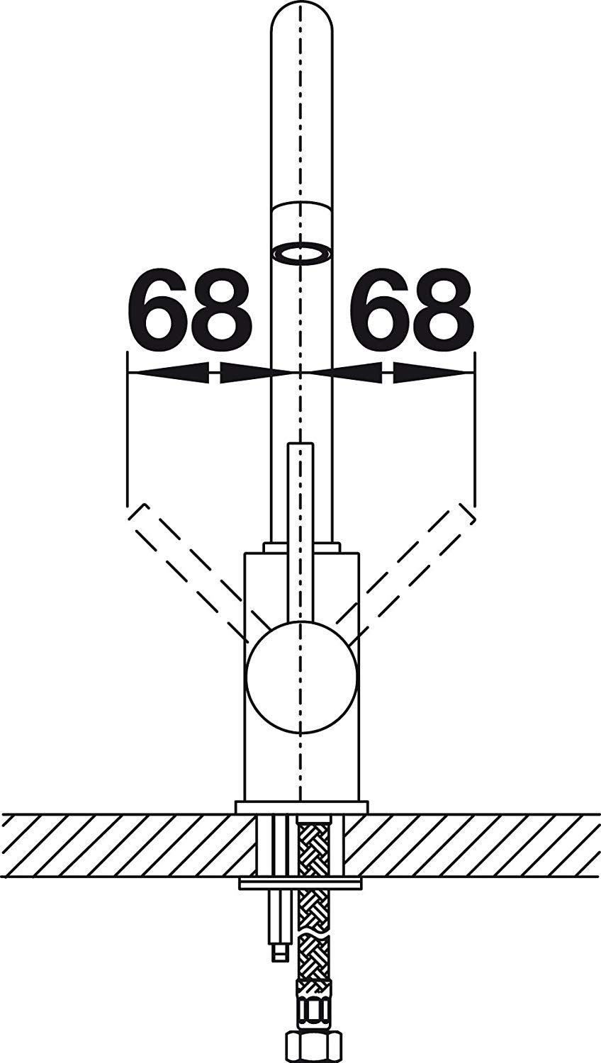 Кухонный смеситель Blanco Mida Silgranit-Look White 524204