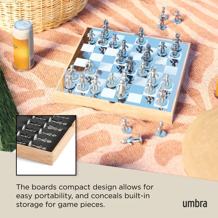 Шахматы Umbra Buddy Chess Set Natural 1005304-390