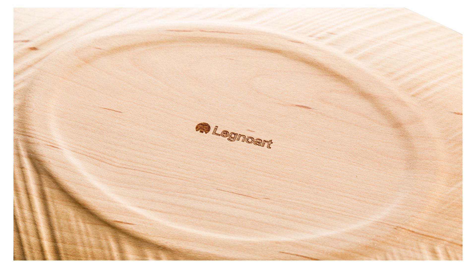 Поднос сервировочный Legnoart Leaf M Maple LT-10