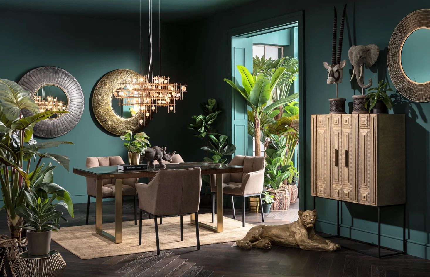 Искусственное растение KARE Deko Pflanze Banana Tree 64003